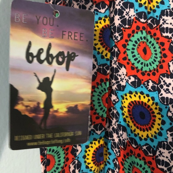 Bepop Multicolor Mandala Print Palazzo Pants Q - Picture 7 of 7